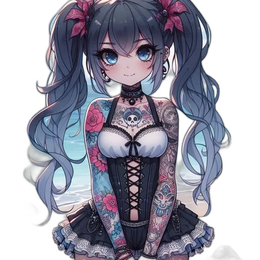 dress, jewelry, robot, flower transparent PNG cut-out