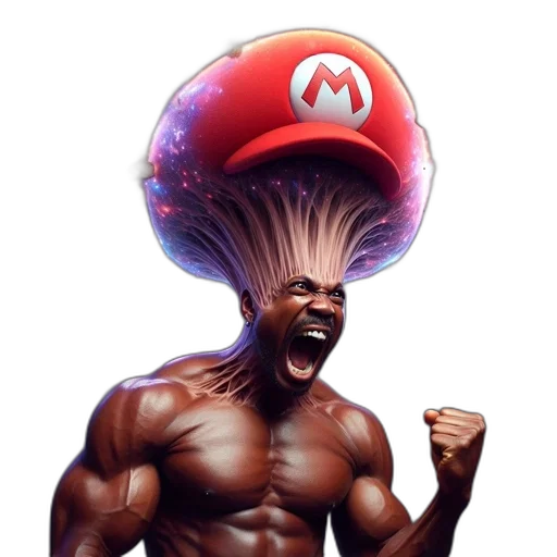 hair, creature, hat, mask transparent PNG cut-out