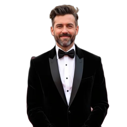 jacket, hair, staff, face transparent PNG cut-out