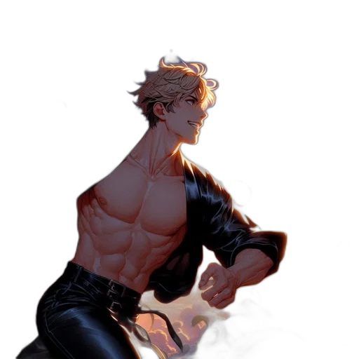 sword, weapon, creature, jacket transparent PNG cut-out