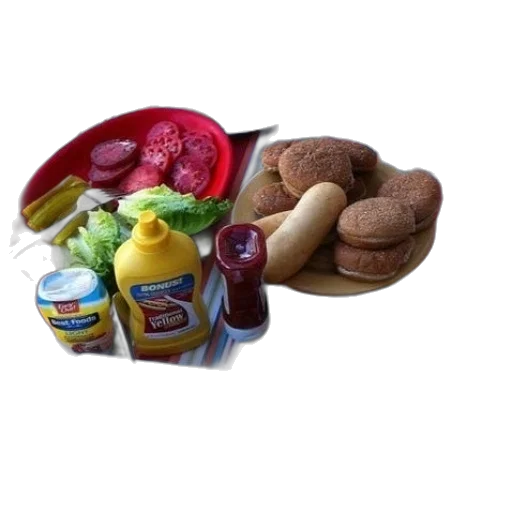 food, table, set, various transparent PNG cut-out