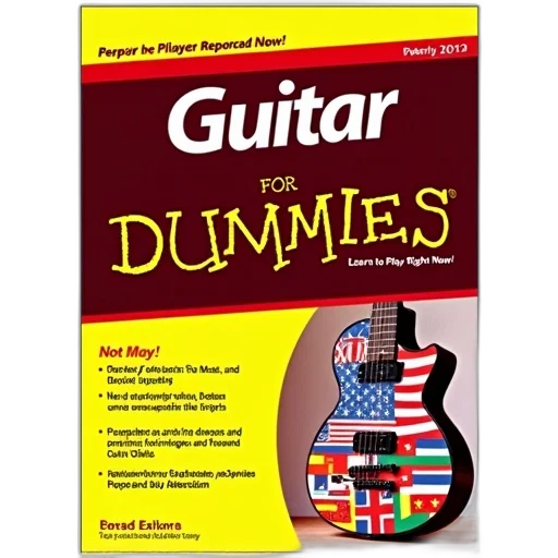 cover, book, guitar, dummies transparent PNG cut-out