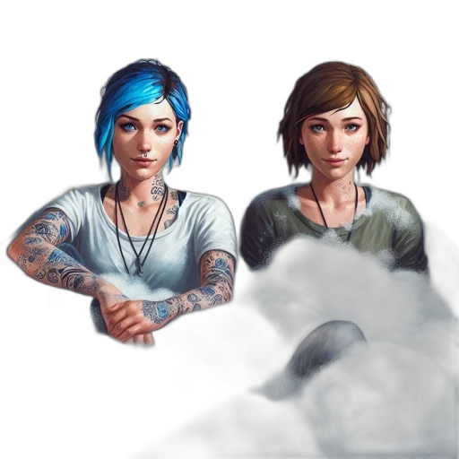concept art, fantasy art, photorealistic, pixel art transparent PNG cut-out