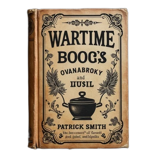 cover, wartime, recipes, book transparent PNG cut-out