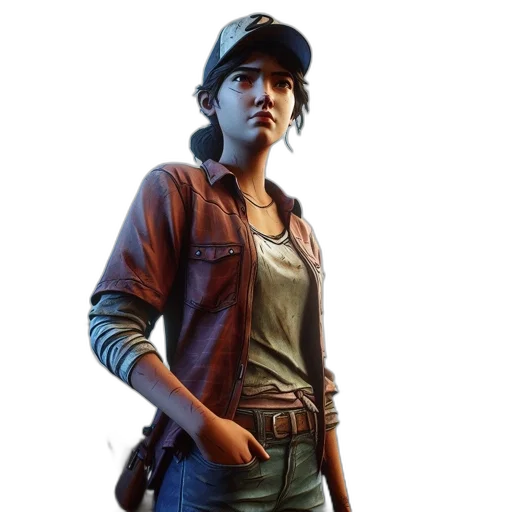 jacket, hat, weapon, concept art transparent PNG cut-out