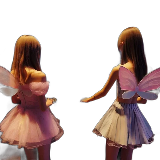 dress, 3d render, concept art, photorealistic transparent PNG cut-out