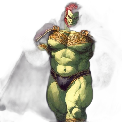 concept art, fantasy art, comic book art, watercolor transparent PNG cut-out