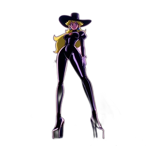 robot, staff, hat, jacket transparent PNG cut-out
