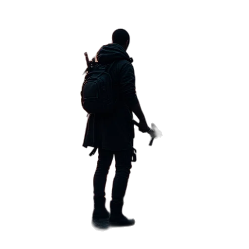 jacket, weapon, staff, umbrella transparent PNG cut-out