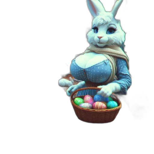 food, creature, 3d render, concept art transparent PNG cut-out