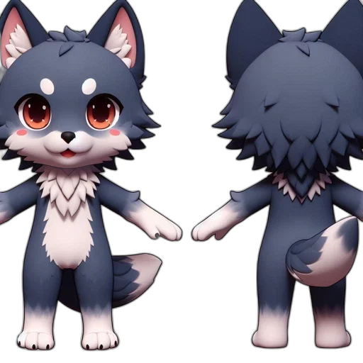 creature, concept art, 3d render, pixel art transparent PNG cut-out