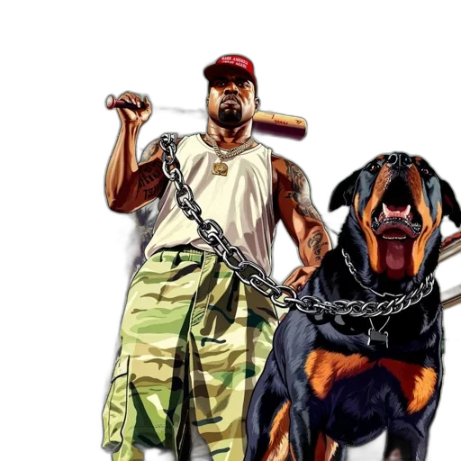 animal, concept art, comic book art, photorealistic transparent PNG cut-out