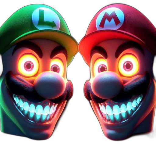 mask, hat, face, 3d render transparent PNG cut-out