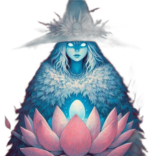 crown, creature, hat, flower transparent PNG cut-out