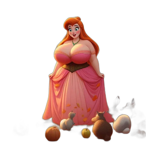 dress, crown, concept art, 3d render transparent PNG cut-out