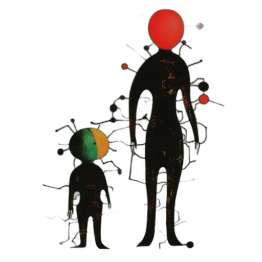 umbrella, concept art, pixel art, two transparent PNG cut-out