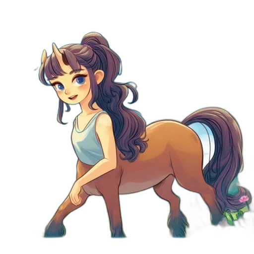 staff, creature, fantasy art, anime transparent PNG cut-out