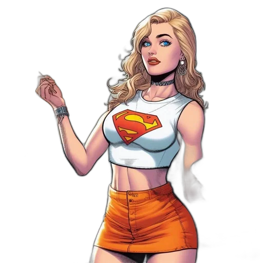 dress, comic book art, concept art, cartoon transparent PNG cut-out