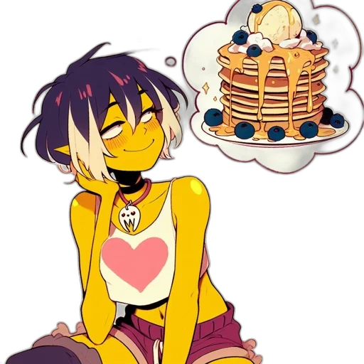 food, pixel art, concept art, anime transparent PNG cut-out