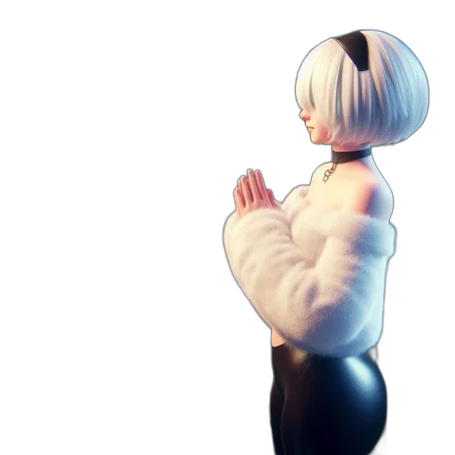 jacket, dress, robot, weapon transparent PNG cut-out