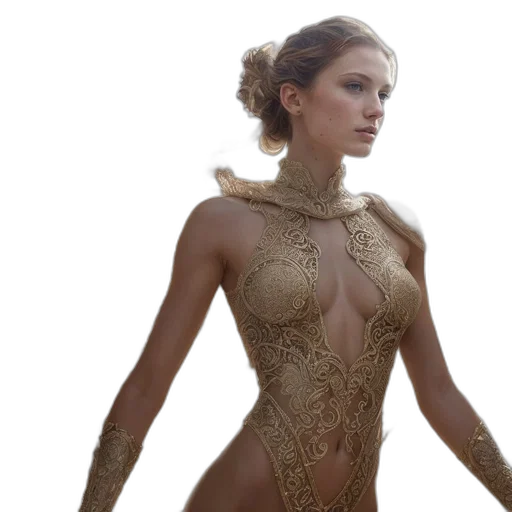 dress, jewelry, crown, jacket transparent PNG cut-out