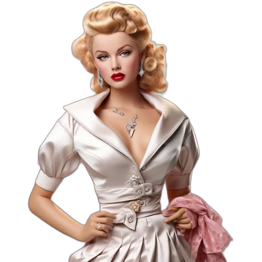 dress, jewelry, photorealistic, 3d render transparent PNG cut-out