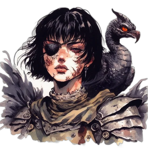 dragon, face, mask, weapon transparent PNG cut-out