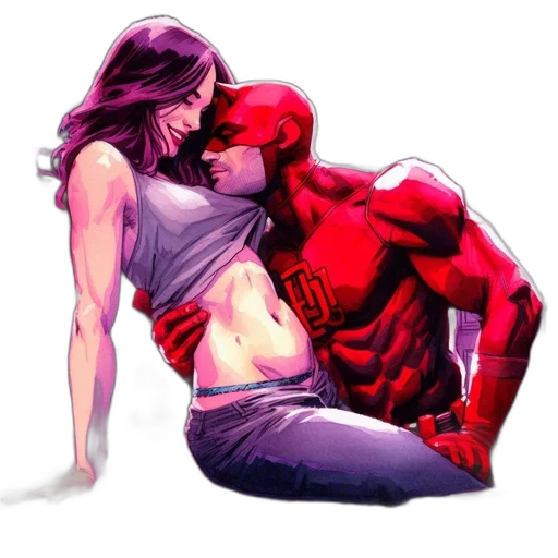 comic book art, concept art, pixel art, watercolor transparent PNG cut-out