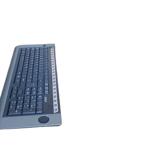 3d render, black, keyboard, touchpad transparent PNG cut-out