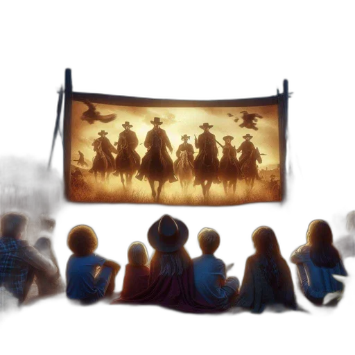 concept art, beach, sunset, fire transparent PNG cut-out