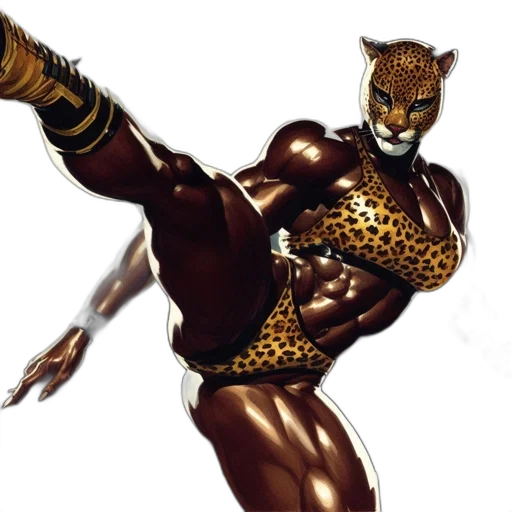 animal, concept art, comic book art, 3d render transparent PNG cut-out