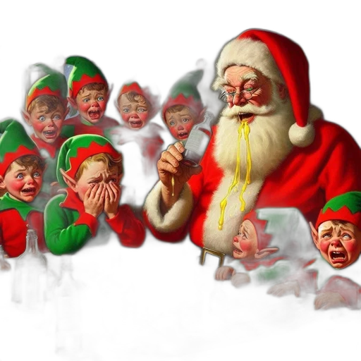concept art, 3d render, photorealistic, festive transparent PNG cut-out