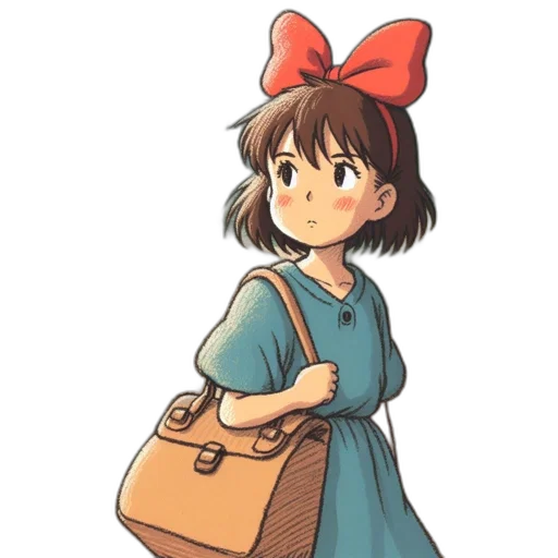 dress, staff, hat, weapon transparent PNG cut-out