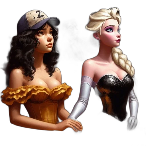 fantasy art, concept art, comic book art, pixel art transparent PNG cut-out