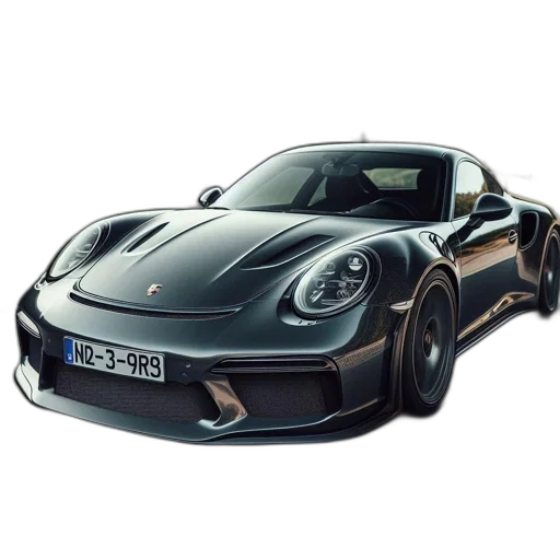 car, photorealistic, 3d render, concept art transparent PNG cut-out
