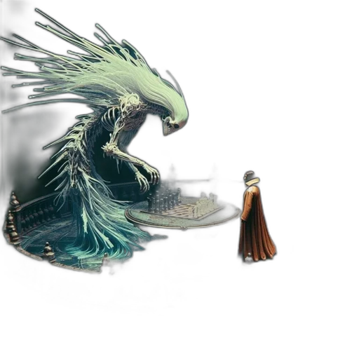 dragon, creature, sword, fantasy art transparent PNG cut-out