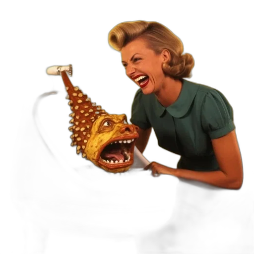 creature, animal, mask, weapon transparent PNG cut-out