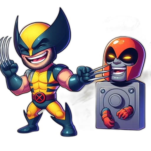 comic book art, concept art, pixel art, cartoon transparent PNG cut-out