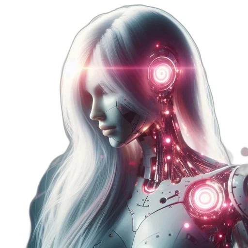 robot, cyberpunk, concept art, comic book art transparent PNG cut-out