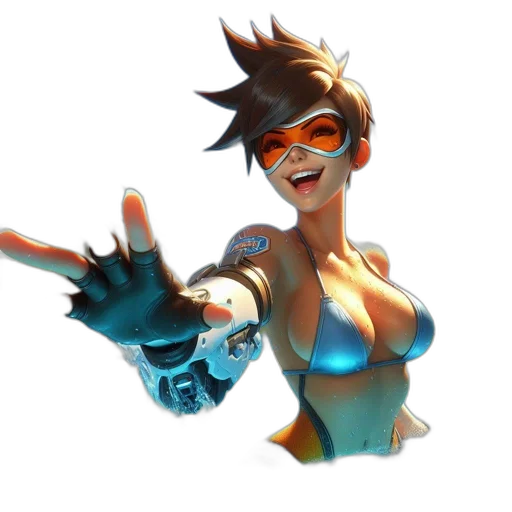 weapon, staff, face, robot transparent PNG cut-out