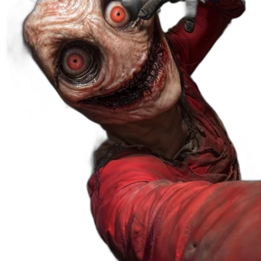 creature, mask, face, staff transparent PNG cut-out