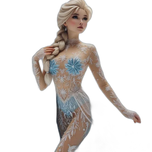 dress, fantasy art, 3d render, concept art transparent PNG cut-out