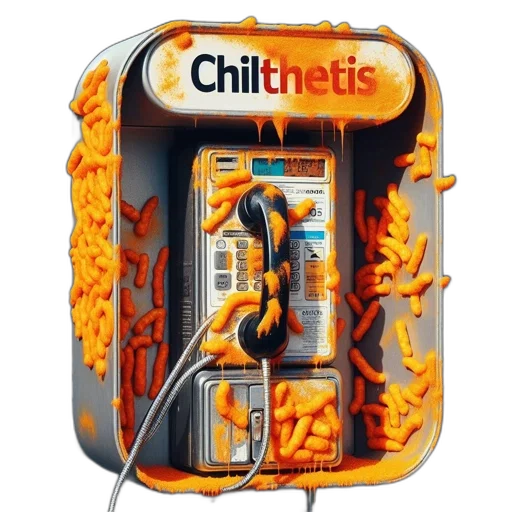 food, robot, cyberpunk, photorealistic transparent PNG cut-out