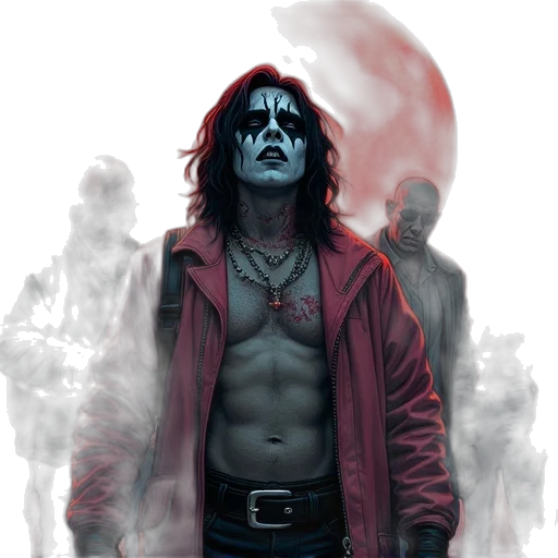 jacket, comic book art, concept art, fantasy art transparent PNG cut-out