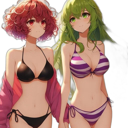 dress, anime, concept art, pixel art transparent PNG cut-out