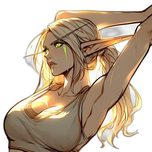 fantasy art, anime, concept art, comic book art transparent PNG cut-out