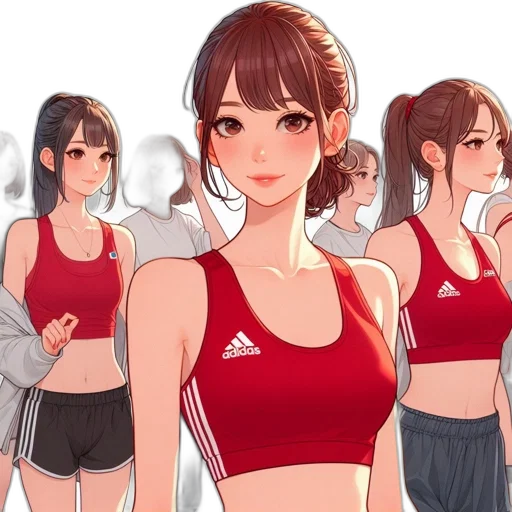 dress, jacket, staff, anime transparent PNG cut-out