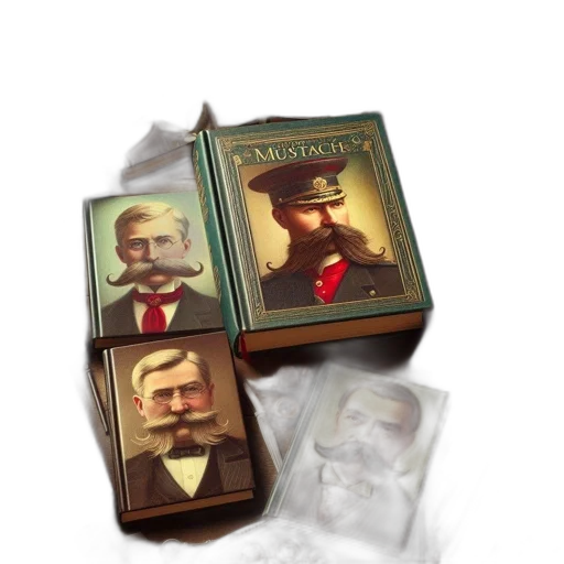 concept art, photorealistic, collection, books transparent PNG cut-out