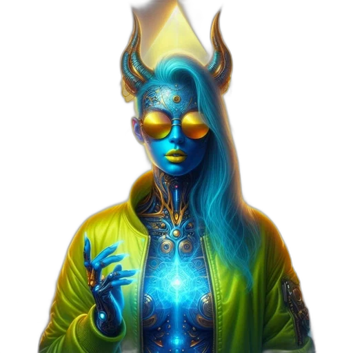 staff, jacket, mask, jewelry transparent PNG cut-out