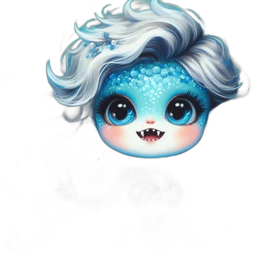 creature, mask, face, hair transparent PNG cut-out